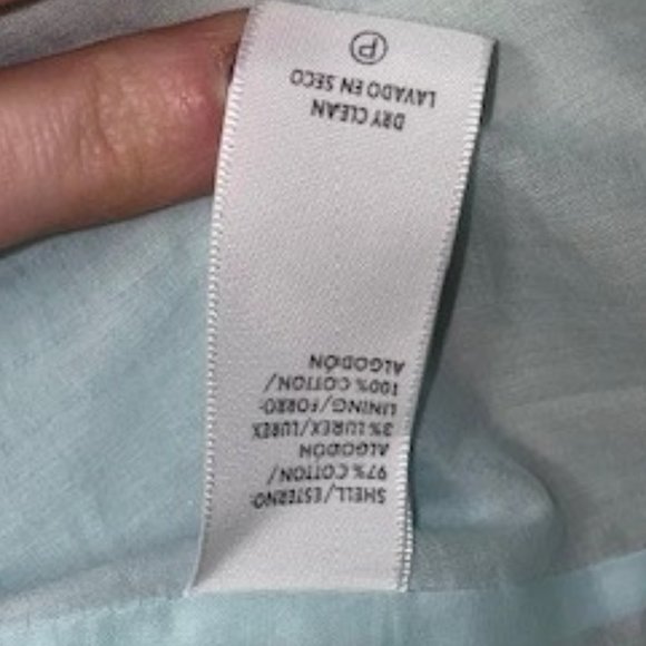 NWT Rebecca Minkoff Baby Blue Striped Flowy Dress (Large) - Picture 3 of 3